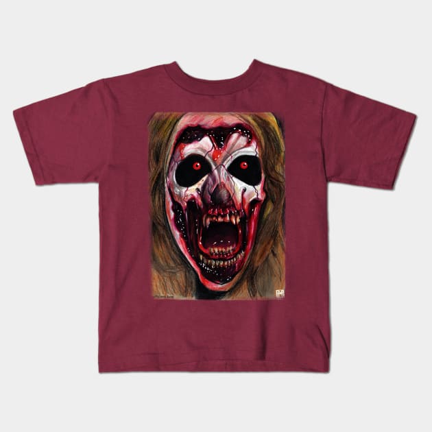 Night of The Demons - Suzanne Kids T-Shirt by santillanesarte